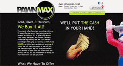 Desktop Screenshot of mypawnmax.com